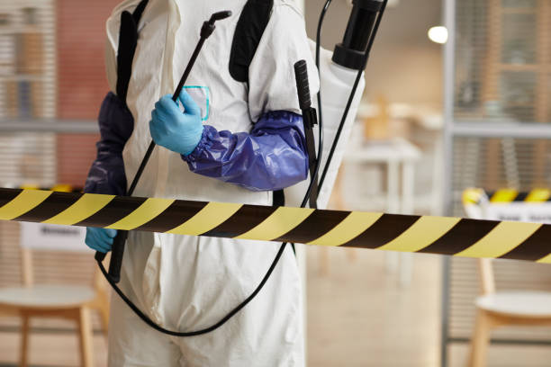 Professional Biohazard Cleanup technician working in Lynndyl, UT